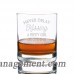 East Urban Home Never Delay Kissing a Pretty Girl Or Opening a Bottle of Whiskey Rocks 10 oz. Glass Every Day Glass EUBM5104